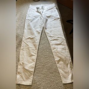 The Limited white denim pants